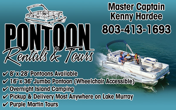 Pontoon Rentals at Lake Murray SC